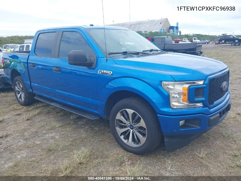 2019 Ford F-150 Xl VIN: 1FTEW1CPXKFC96938 Lot: 40541398