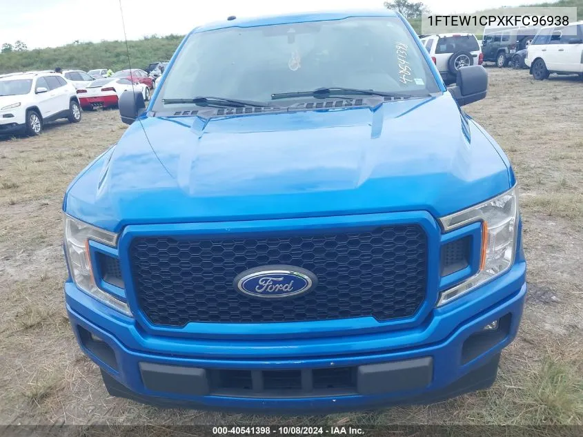 2019 Ford F-150 Xl VIN: 1FTEW1CPXKFC96938 Lot: 40541398