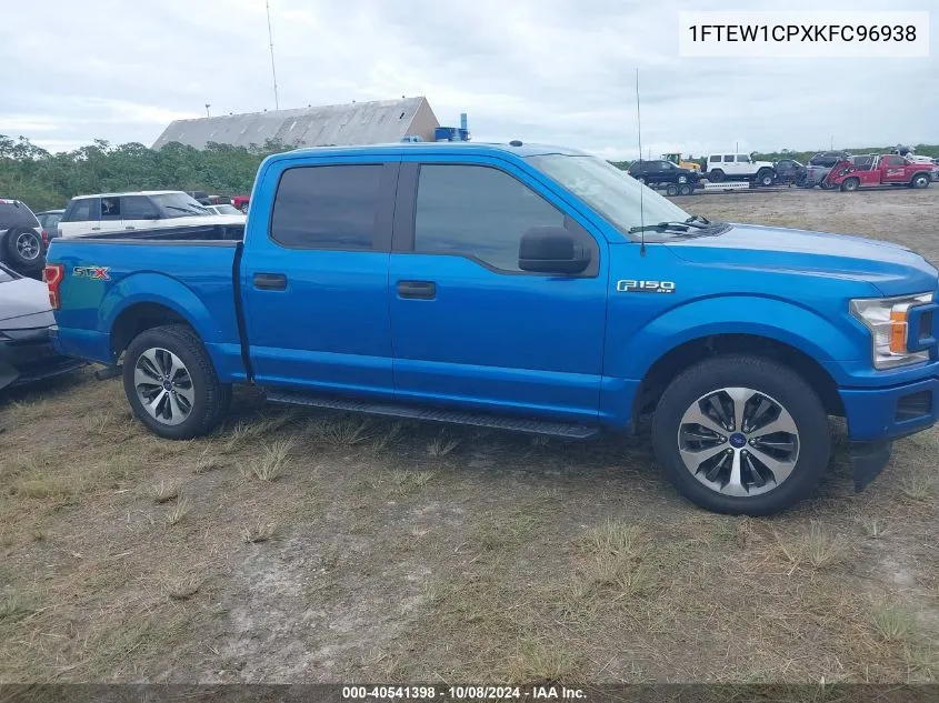 2019 Ford F-150 Xl VIN: 1FTEW1CPXKFC96938 Lot: 40541398