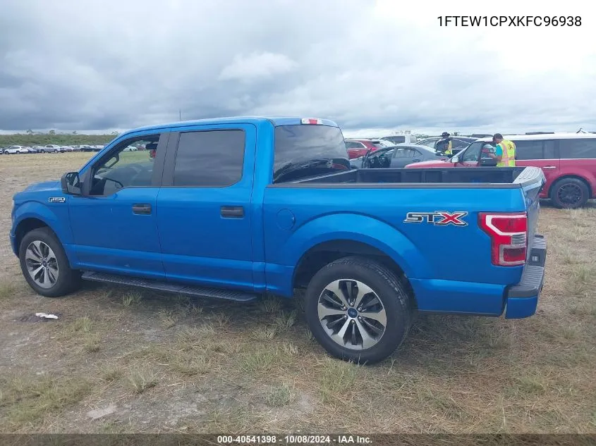 2019 Ford F-150 Xl VIN: 1FTEW1CPXKFC96938 Lot: 40541398