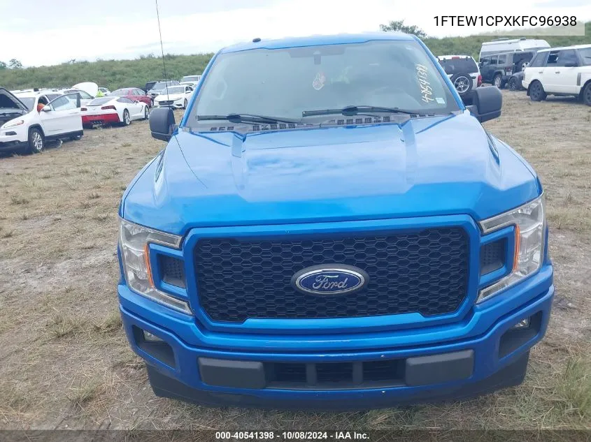 2019 Ford F-150 Xl VIN: 1FTEW1CPXKFC96938 Lot: 40541398