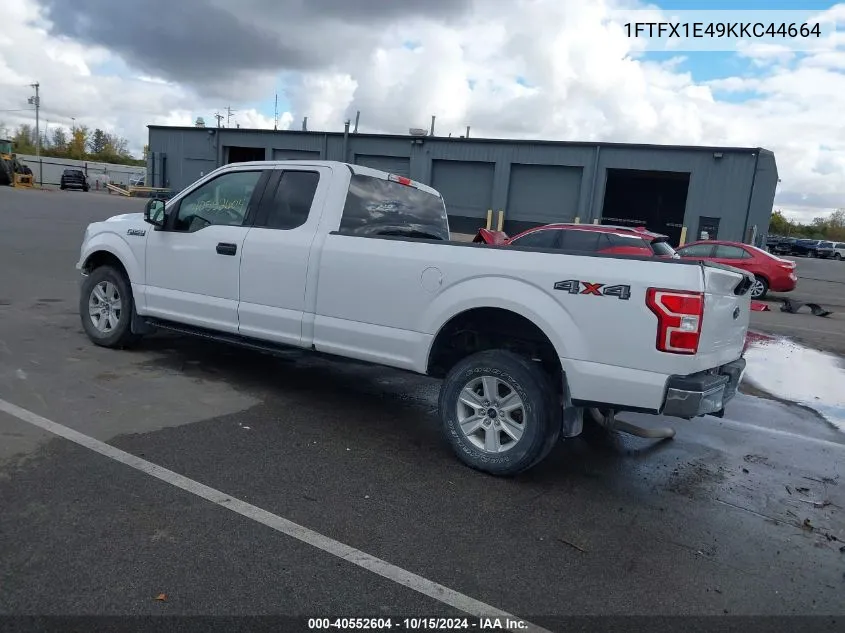 2019 Ford F-150 Xlt VIN: 1FTFX1E49KKC44664 Lot: 40552604