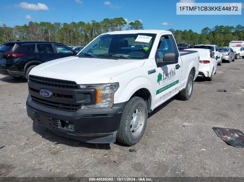 2019 Ford F-150 Xl VIN: 1FTMF1CB3KKE44872 Lot: 40555385