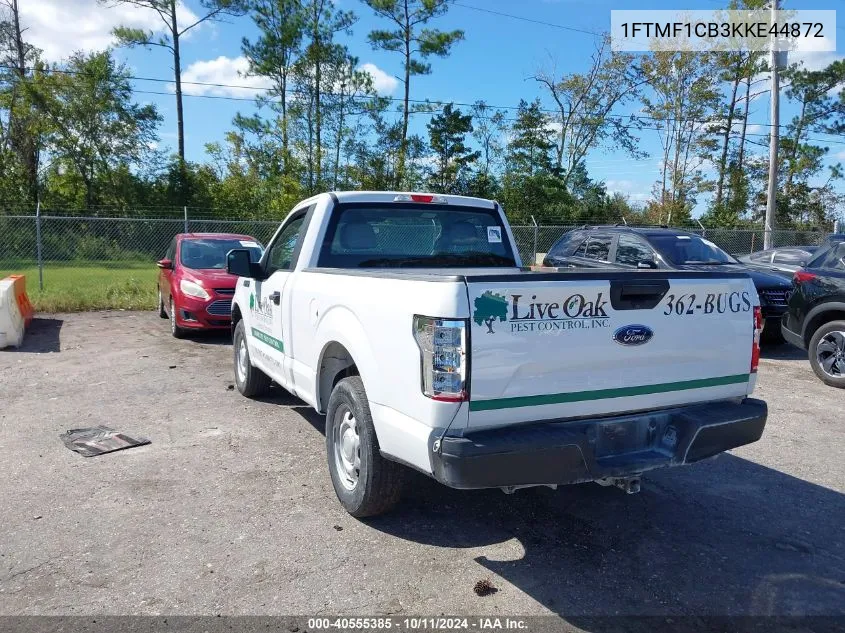 2019 Ford F-150 Xl VIN: 1FTMF1CB3KKE44872 Lot: 40555385