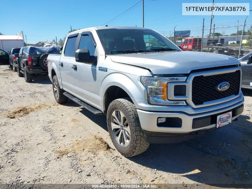 2019 Ford F-150 Xl VIN: 1FTEW1EP7KFA38776 Lot: 40558850