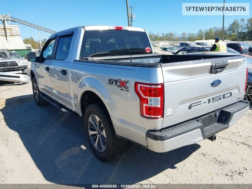 2019 Ford F-150 Xl VIN: 1FTEW1EP7KFA38776 Lot: 40558850