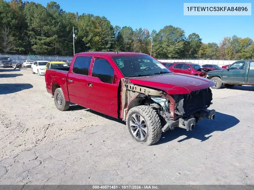 2019 Ford F-150 Xlt VIN: 1FTEW1C53KFA84896 Lot: 40571451