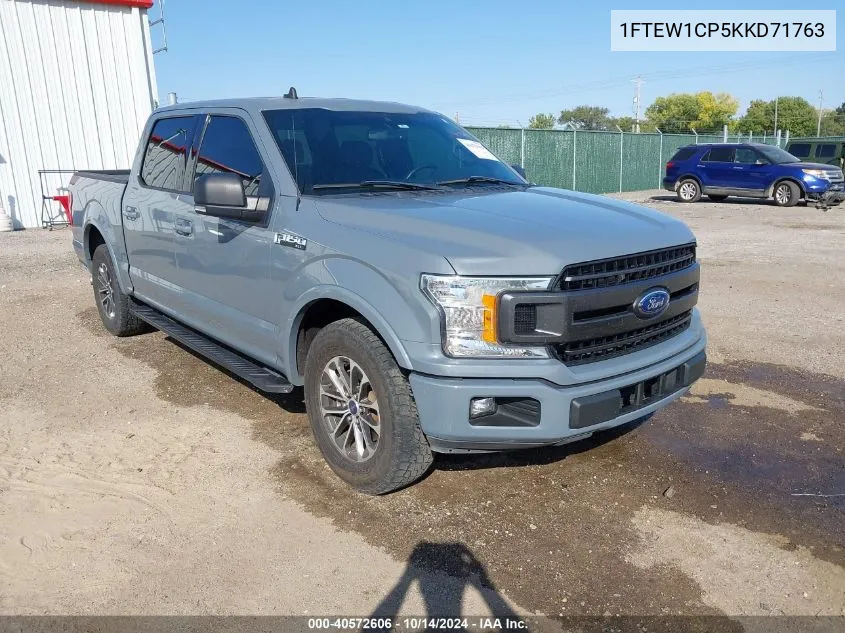 2019 Ford F-150 Xlt VIN: 1FTEW1CP5KKD71763 Lot: 40572606