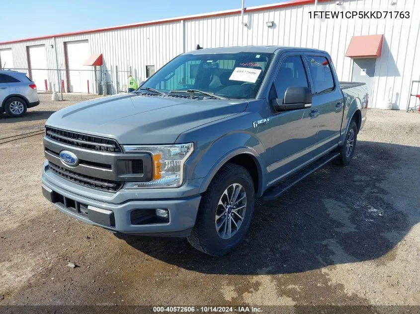 2019 Ford F-150 Xlt VIN: 1FTEW1CP5KKD71763 Lot: 40572606