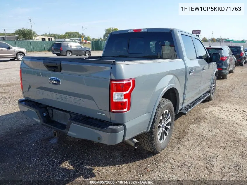 2019 Ford F-150 Xlt VIN: 1FTEW1CP5KKD71763 Lot: 40572606