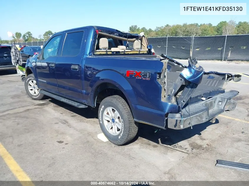 2019 Ford F-150 Xlt VIN: 1FTEW1E41KFD35130 Lot: 40574662