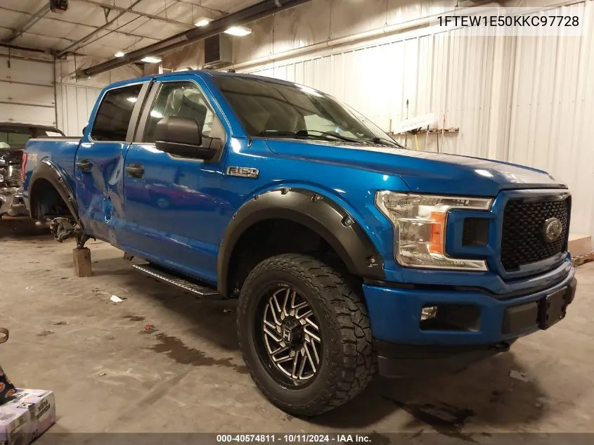 2019 Ford F-150 Xl VIN: 1FTEW1E50KKC97728 Lot: 40574811