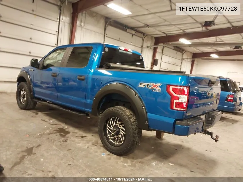 2019 Ford F-150 Xl VIN: 1FTEW1E50KKC97728 Lot: 40574811