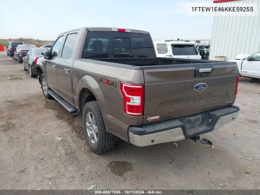 1FTEW1E46KKE59255 2019 Ford F150 Supercrew