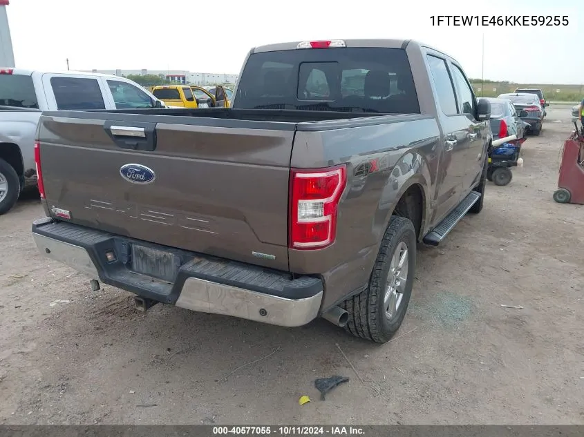 1FTEW1E46KKE59255 2019 Ford F150 Supercrew