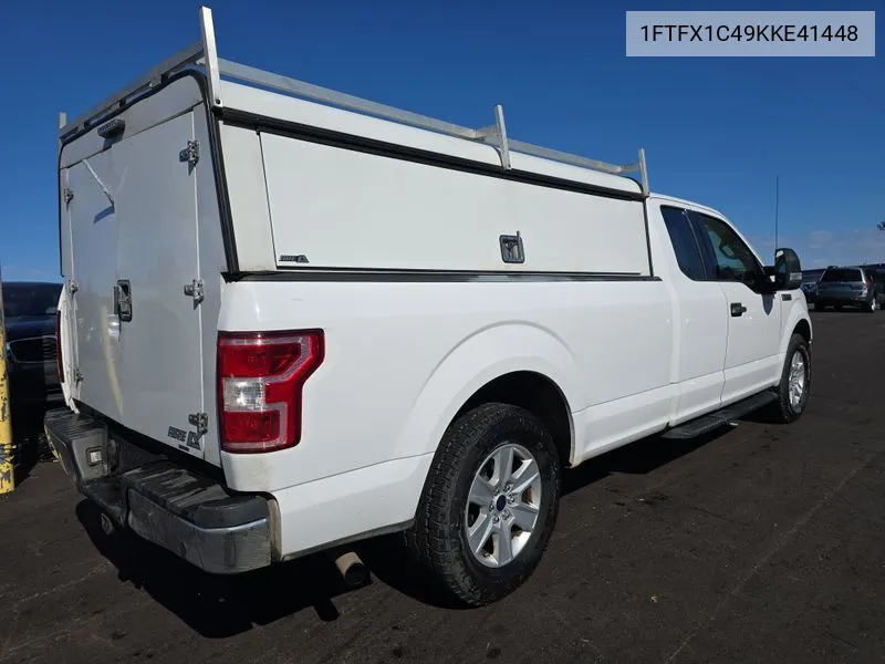 1FTFX1C49KKE41448 2019 Ford F-150 Xlt