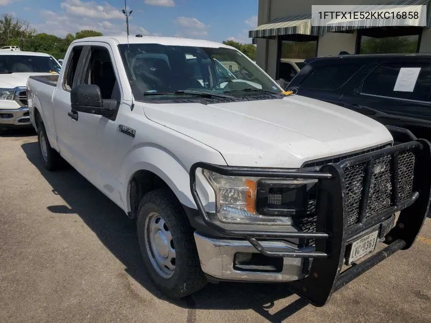 2019 Ford F-150 Xl VIN: 1FTFX1E52KKC16858 Lot: 40578202