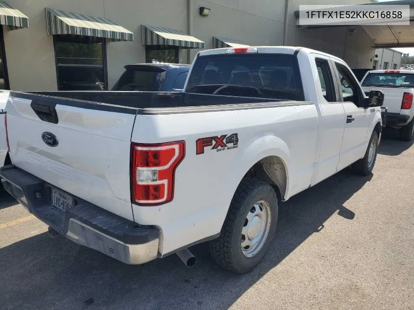 2019 Ford F-150 Xl VIN: 1FTFX1E52KKC16858 Lot: 40578202