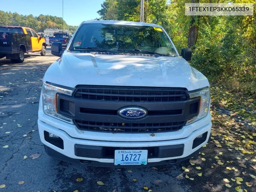 2019 Ford F-150 Xl VIN: 1FTEX1EP3KKD65339 Lot: 40578251