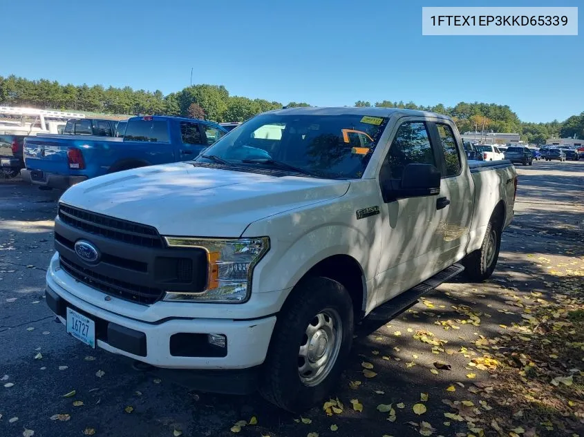 2019 Ford F-150 Xl VIN: 1FTEX1EP3KKD65339 Lot: 40578251