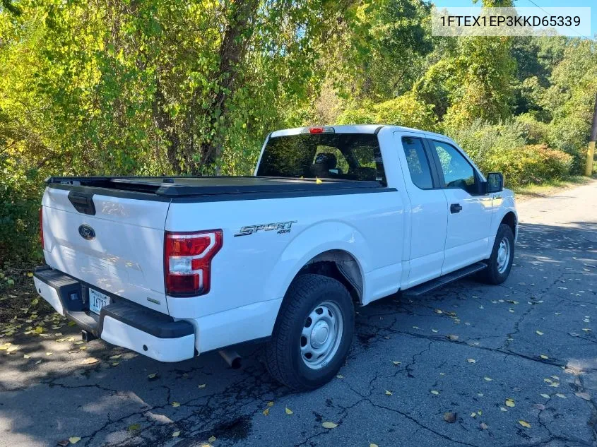 2019 Ford F-150 Xl VIN: 1FTEX1EP3KKD65339 Lot: 40578251