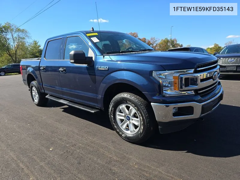 2019 Ford F-150 Xlt VIN: 1FTEW1E59KFD35143 Lot: 40578289