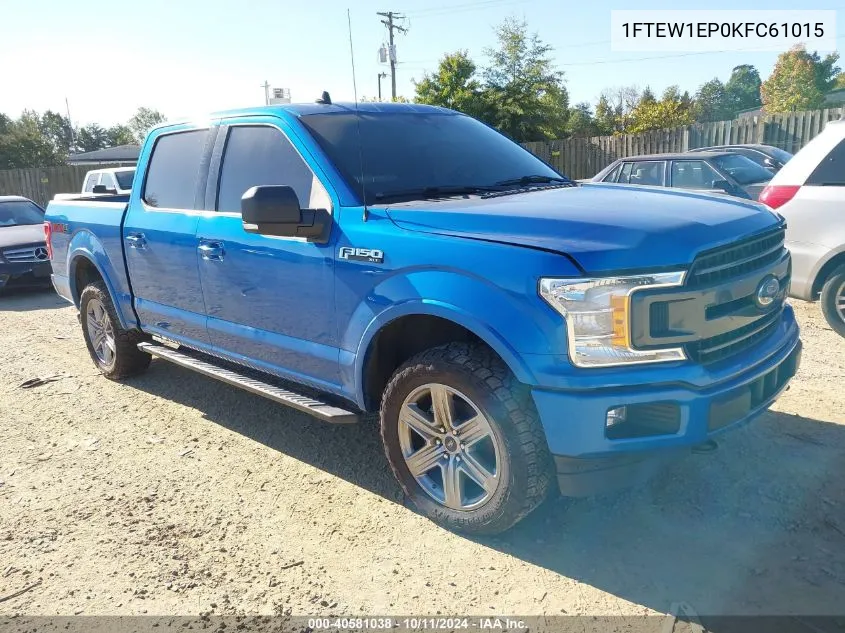 2019 Ford F-150 Xlt VIN: 1FTEW1EP0KFC61015 Lot: 40581038