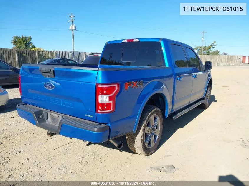 2019 Ford F-150 Xlt VIN: 1FTEW1EP0KFC61015 Lot: 40581038