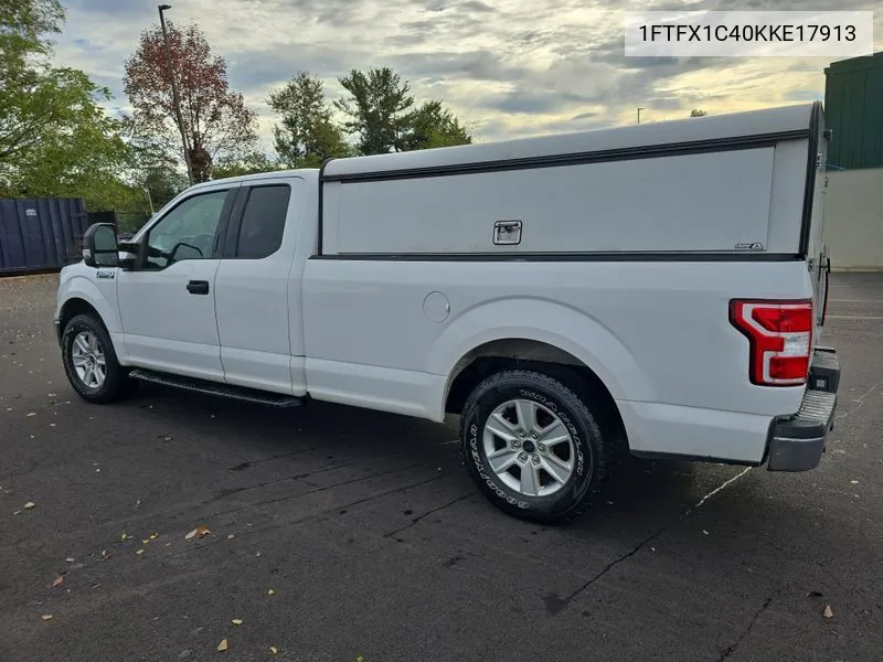 2019 Ford F-150 Xlt VIN: 1FTFX1C40KKE17913 Lot: 40613838