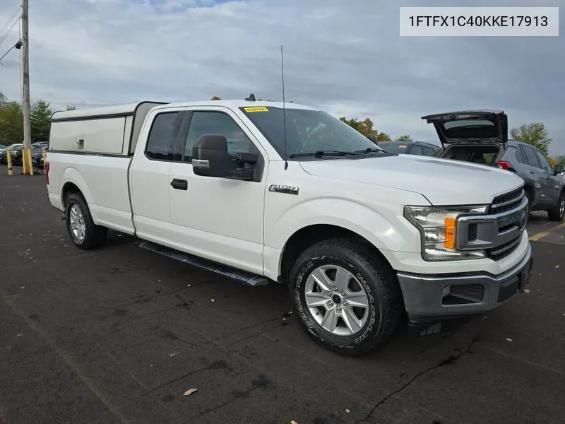 2019 Ford F-150 Xlt VIN: 1FTFX1C40KKE17913 Lot: 40613838