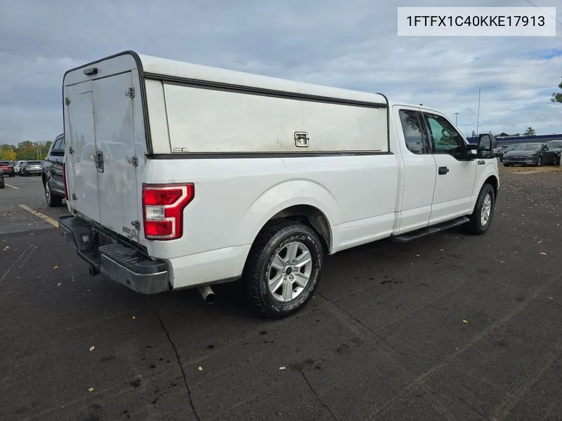 2019 Ford F-150 Xlt VIN: 1FTFX1C40KKE17913 Lot: 40613838