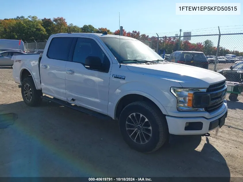 2019 Ford F-150 Xlt VIN: 1FTEW1EP5KFD50515 Lot: 40619791