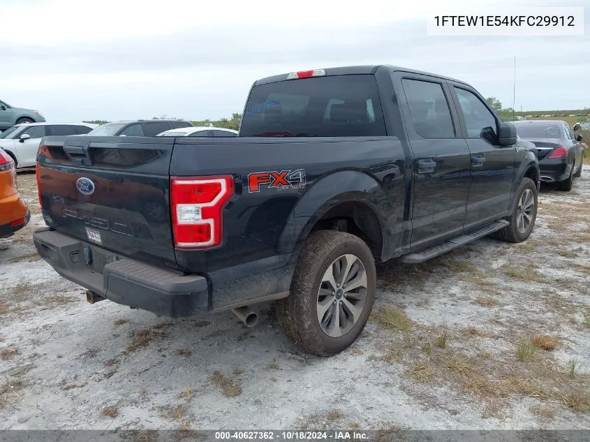 2019 Ford F-150 Xl VIN: 1FTEW1E54KFC29912 Lot: 40627362