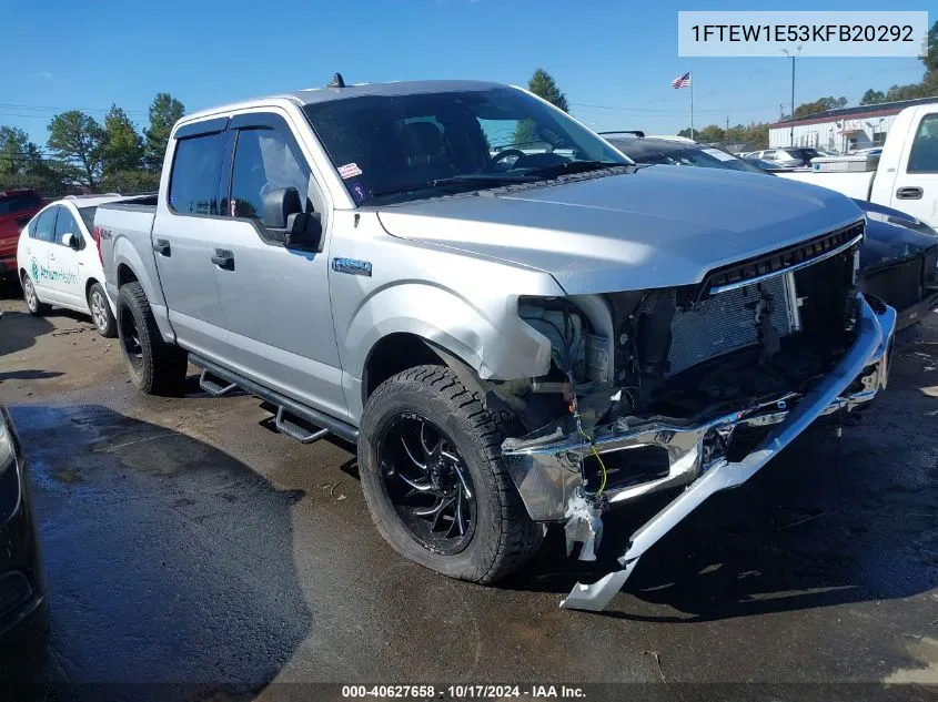 2019 Ford F-150 Xlt VIN: 1FTEW1E53KFB20292 Lot: 40627658