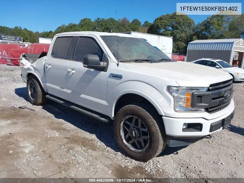 2019 Ford F-150 Xlt VIN: 1FTEW1E50KFB21402 Lot: 40628556