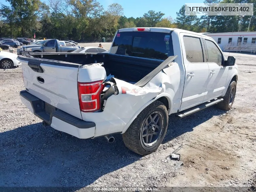 2019 Ford F-150 Xlt VIN: 1FTEW1E50KFB21402 Lot: 40628556