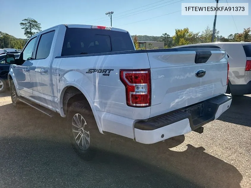 2019 Ford F-150 Xlt VIN: 1FTEW1E5XKFA91373 Lot: 40637691