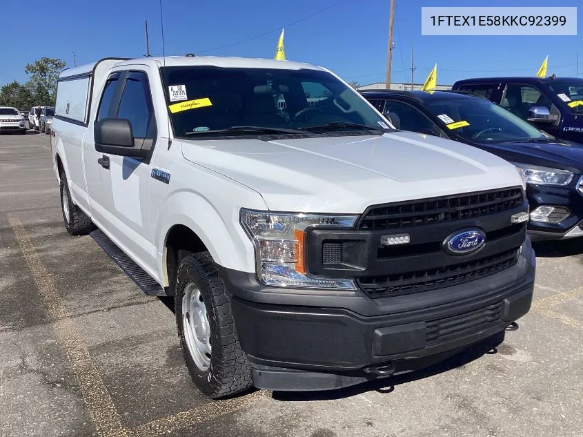 2019 Ford F-150 Xl VIN: 1FTEX1E58KKC92399 Lot: 40637740