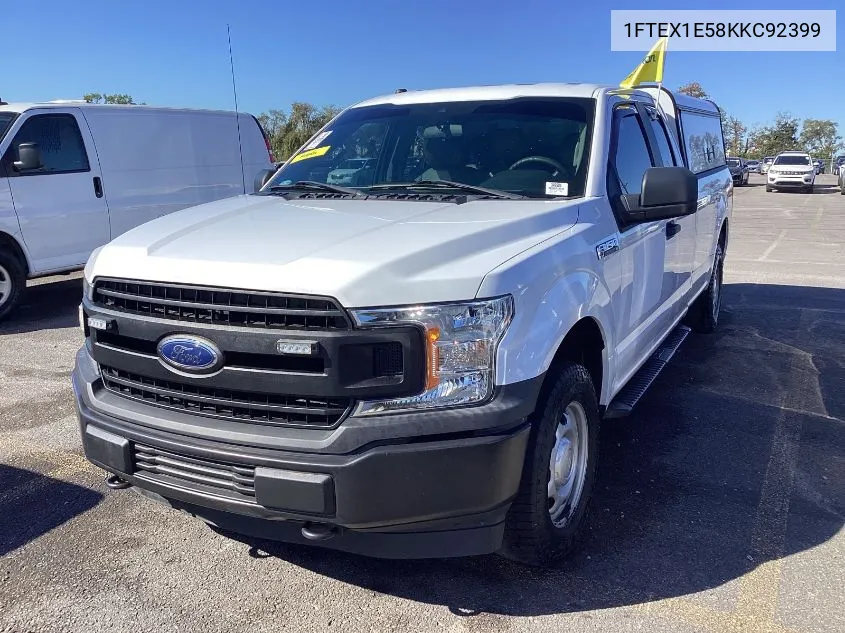 2019 Ford F-150 Xl VIN: 1FTEX1E58KKC92399 Lot: 40637740