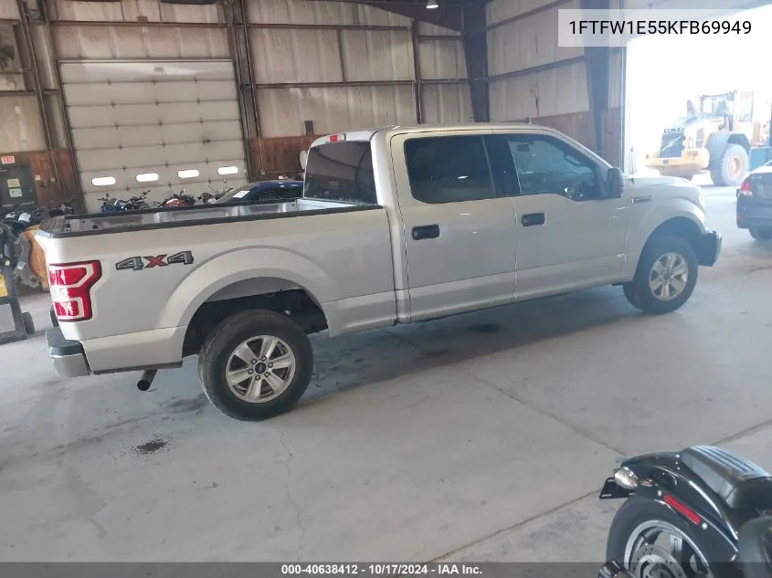 2019 Ford F-150 Xlt VIN: 1FTFW1E55KFB69949 Lot: 40638412