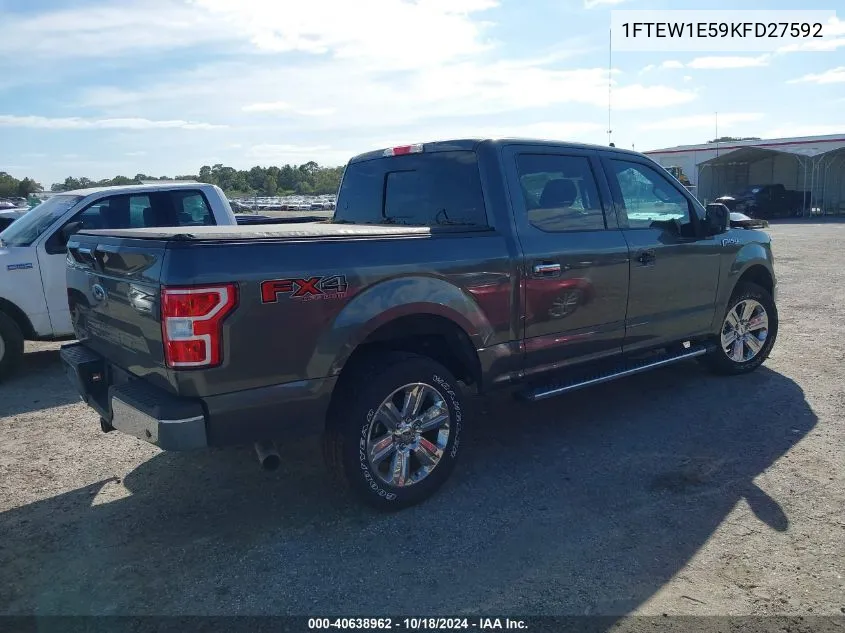 2019 Ford F-150 Xlt VIN: 1FTEW1E59KFD27592 Lot: 40638962