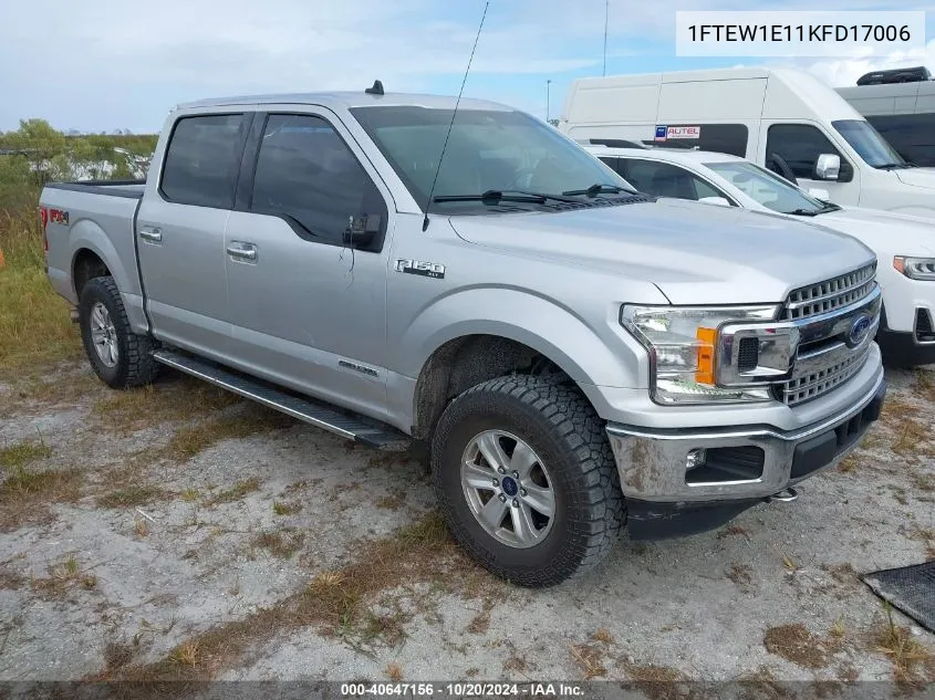 2019 Ford F-150 Xlt VIN: 1FTEW1E11KFD17006 Lot: 40647156