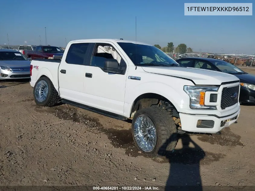 2019 Ford F-150 Xl VIN: 1FTEW1EPXKKD96512 Lot: 40654201