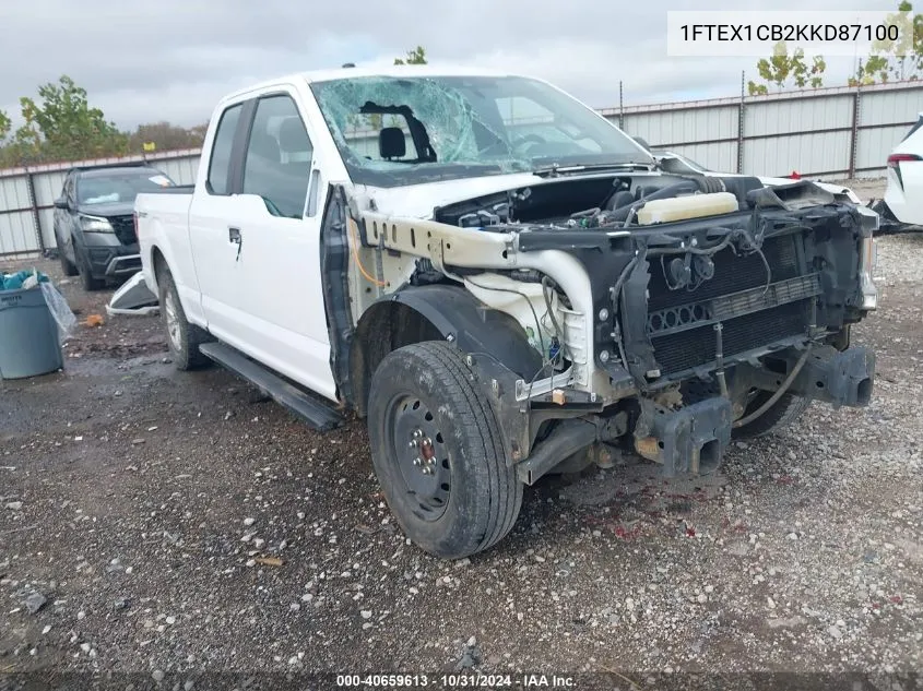 2019 Ford F-150 Xl VIN: 1FTEX1CB2KKD87100 Lot: 40659613