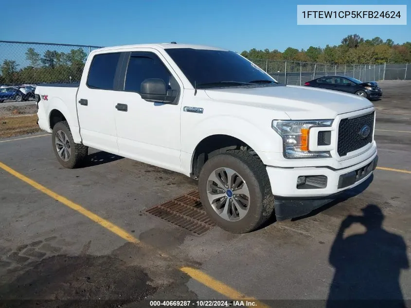 2019 Ford F-150 Xl VIN: 1FTEW1CP5KFB24624 Lot: 40669287