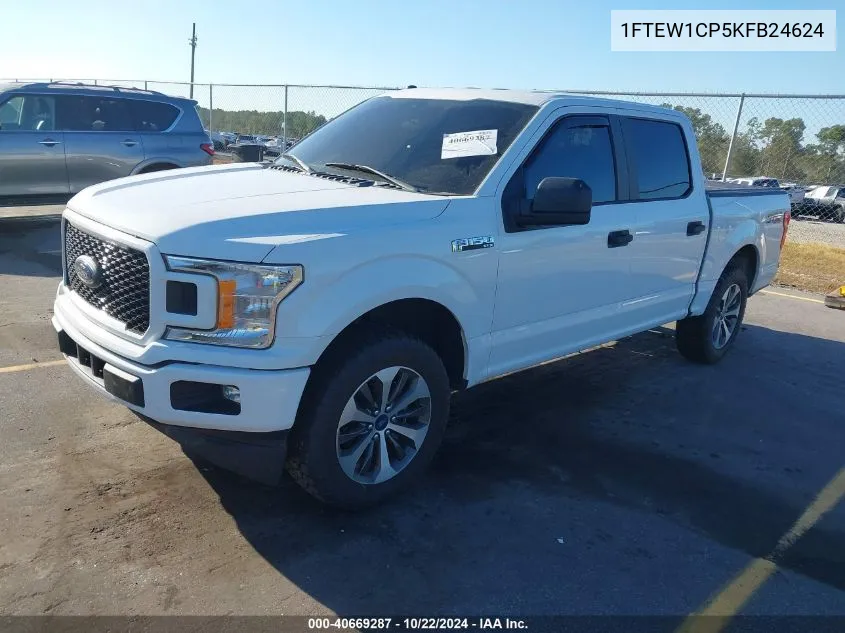 2019 Ford F-150 Xl VIN: 1FTEW1CP5KFB24624 Lot: 40669287