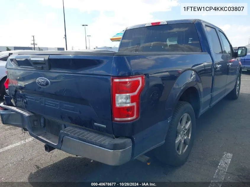 2019 Ford F-150 Xlt VIN: 1FTEW1CP4KKC03807 Lot: 40678677