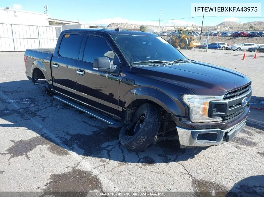 2019 Ford F-150 Xlt VIN: 1FTEW1EBXKFA43975 Lot: 40718749