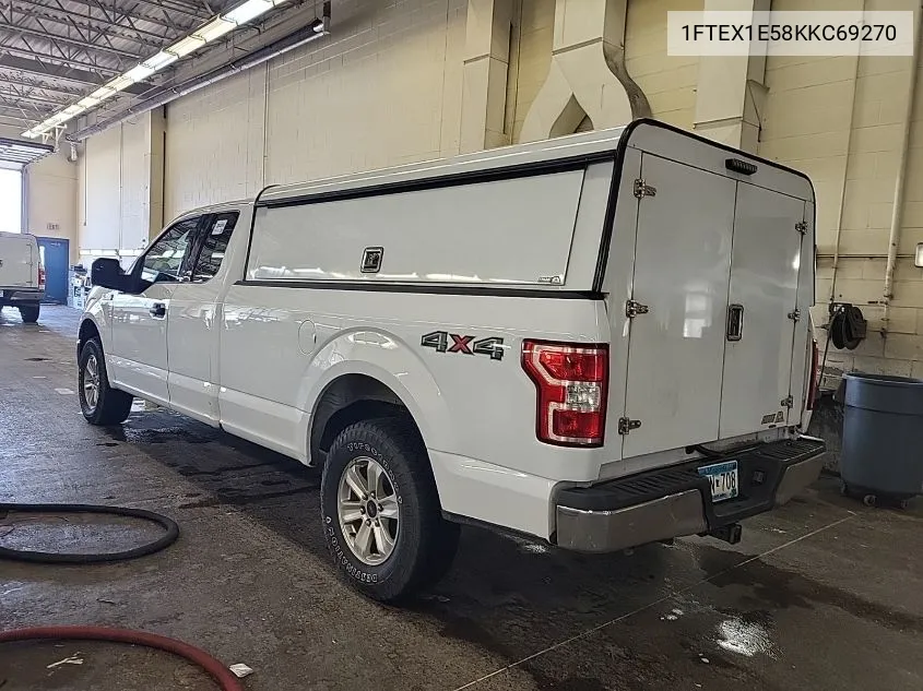 1FTEX1E58KKC69270 2019 Ford F-150 Xlt