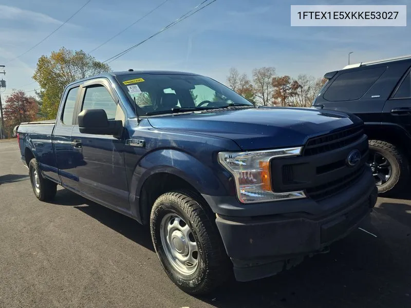 2019 Ford F150 Super Cab VIN: 1FTEX1E5XKKE53027 Lot: 40750147